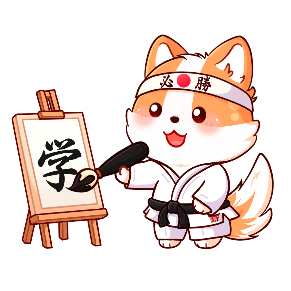 coco sensei escribiendo en japonés